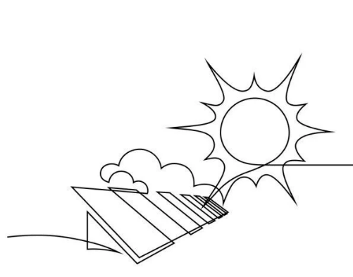 Solar panel installation illustration